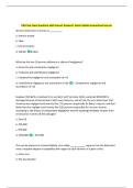 LSB Final Exam Questions with Correct Answers&vert; Latest Update Guaranteed Success