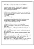 NUR 337 exam 2 Questions With Complete Solutions