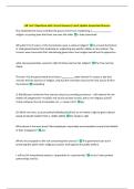 LSB Test 2 Questions with Correct Answers&vert; Latest Update Guaranteed Success