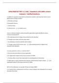 CIPM PRATICE TEST 2 &lpar;1-30&rpar; &vert; Questions with 100&percnt; correct Answers &vert; Verified Solutions