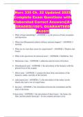 Nurs 335 Ch&period; 22 Updated 2025 Complete Exam Questions with Elaborated Correct Answers&vert;&vert;A&plus; GRADED&vert;&vert;100&percnt; GUARANTEED PASS&excl;&excl;&excl;