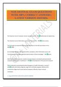 NUR 330 FINAL EXAM QUESTIONS WITH 100&percnt; CORRECT ANSWERS &vert; LATEST VERSION 2025&sol;2026&period;