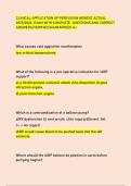 CLINICAL APPLICATION OF PERFUSION NEWEST ACTUAL  2025&sol;2026 EXAM WITH COMPLETE QUESTIONS AND CORRECT  ANSWERS&sol;VERIFIED&sol;GUARANTEED A&plus;