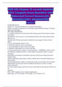 NUR 383 Chapter 15 varcolis Updated 2025 Complete Exam Questions with Elaborated Correct Answers&vert;&vert;A&plus; GRADED&vert;&vert;100&percnt; GUARANTEED PASS