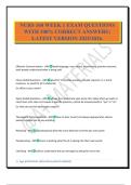 NURS 160 WEEK 1 EXAM QUESTIONS WITH 100&percnt; CORRECT ANSWERS &vert; LATEST VERSION 2025&sol;2026&period;