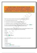 NURS 316B&colon; ANALGESIC EXAM QUESTIONS WITH 100&percnt; CORRECT ANSWERS &vert; LATEST VERSION 2025&sol;2026&period;