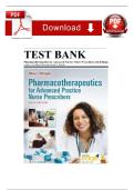 Pharmacotherapeutics for Advanced Practice Nurse Prescribers 6th Edition Woo Robinson Test Bank