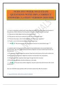 NURS 3511 WEEK 10 GI EXAM QUESTIONS WITH 100&percnt; CORRECT ANSWERS &vert; LATEST VERSION 2025&sol;2026&period;