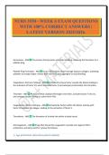 NURS 3550 - WEEK 6 EXAM QUESTIONS WITH 100&percnt; CORRECT ANSWERS &vert; LATEST VERSION 2025&sol;2026&period;