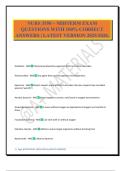 NURS 3550 &ndash; MIDTERM EXAM QUESTIONS WITH 100&percnt; CORRECT ANSWERS &vert; LATEST VERSION 2025&sol;2026&period;