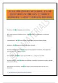 NURS 3550 &lpar;PHARMACOLOGY&rpar; EXAM QUESTIONS WITH 100&percnt; CORRECT ANSWERS &vert; LATEST VERSION 2025&sol;2026&period;