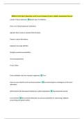 MN553 Unit 6 Quiz&vert; Questions with Correct Answers&vert; Latest Update Guaranteed Success