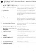 DCF 40hr Behavioral Observation & Screening Test Bank &sol; Florida 2016 &sol; 2025 Update &sol; Score 100&percnt;