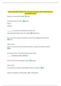 Grade 8 NATURAL SCIENCE Term 2 Revision Questions with Verified Answers &vert;  Guaranteed Success