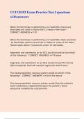 CCI CRAT Exam Practice Test 2 questions with answers