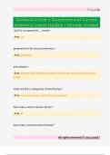 Orofacial II test 1 Questions and Correct  Answers&sol; Latest Update &sol; Already Graded 