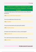 orofacial II midterm Questions and  Correct Answers&sol; Latest Update &sol; Already  Graded
