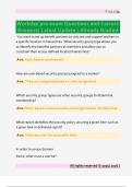 Workday pro exam Questions and Correct  Answers&sol; Latest Update &sol; Already Graded 