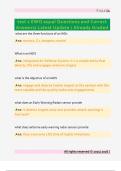 test 1 EWO equal Questions and Correct  Answers&sol; Latest Update &sol; Already Graded