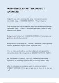 Welocalize EXAM WITH CORRECT ANSWERS