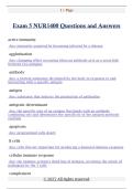 Exam 5 NUR1400 Questions and Answers