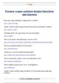 Examen vragen assistent-drogist Questions  and Answers