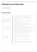  NURS 218 Exam &num;2 Study Guide&ndash; Questions With Comprehensive Solutions