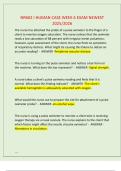 NR602 I HUMAN CASE WEEK 6 EXAM NEWEST  2025&sol;2026 