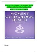 Women&rsquo;s Gynecologic Health &ndash; Test Bank &lpar;3rd Edition&comma; Kerri Durnell Schuiling&rpar; &vert; Complete Multiple-Choice Questions and Answers