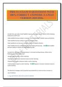 PBSI 311 EXAM &num;3 QUESTIONS WITH 100&percnt; CORRECT ANSWERS &vert; LATEST VERSION 2025&sol;2026&period;