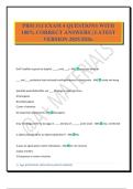 PBSI 311 EXAM 4 QUESTIONS WITH 100&percnt; CORRECT ANSWERS &vert; LATEST VERSION 2025&sol;2026&period;