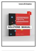 Solutions Manual for Separation Process Engineering &lpar;5th Edition&comma; 2023&rpar; by Phillip C&period; Wankat