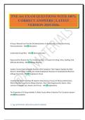PNE 161 EXAM PACKAGE DEAL 100&percnt; VERIFIED AND UPDATED&period;
