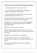 Biol 373 Unit 4c and 4d Questions With Complete Solutions