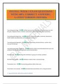 PSY3511&colon; WEEK 1 EXAM QUESTIONS WITH 100&percnt; CORRECT ANSWERS &vert; LATEST VERSION 2025&sol;2026&period;