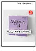 Solutions Manual for Probability and Statistics with R &lpar;2nd Edition&comma; 2016&rpar; by Ugarte&comma; Militino&comma; and Arnholt