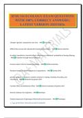 RNR 316 ECOLOGY EXAM QUESTIONS WITH 100&percnt; CORRECT ANSWERS &vert; LATEST VERSION 2025&sol;2026&period;