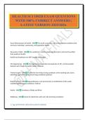 HEALTH SCI 1002B EXAM QUESTIONS WITH 100&percnt; CORRECT ANSWERS &vert; LATEST VERSION 2025&sol;2026