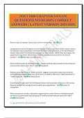 SOCI 1000 CHAPTER 8 EXAM QUESTIONS WITH 100&percnt; CORRECT ANSWERS &vert; LATEST VERSION 2025&sol;2026&period;