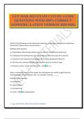UCF MAR 3023 EXAM 1 STUDY GUIDE QUESTIONS WITH 100&percnt; CORRECT ANSWERS &vert; LATEST VERSION 2025&sol;2026&period;