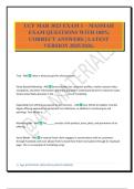 UCF MAR 3023 EXAM 1 &ndash; MASSIAH EXAM QUESTIONS WITH 100&percnt; CORRECT ANSWERS &vert; LATEST VERSION 2025&sol;2026&period;