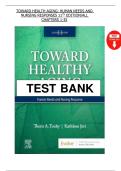 Toward Healthy Aging&colon; Human Needs and Nursing Responses&comma; 11th Edition &mdash; Complete Guide Chapters 1&ndash;35