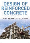 Solution Manual for Design of Reinforced Concrete&comma; 9th Edition &ndash; &lpar;McCormac&comma; 2015&rpar; &vert; All 20 Chapters Covered