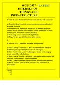 WGU D337 - INTERNET OF THINGS AND INFRASTRUCTURE QUESTIONS AND ANSWERS 2025