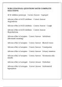 NURS 3550 FINAL QUESTIONS WITH COMPLETE SOLUTIONS