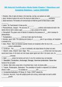 ISA Arborist Certification Study Guide &ndash; Chapter 1 Questions and Complete Solutions &lpar;Latest 2025&sol;2026&rpar;