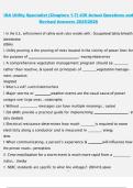 Package deal for ISA Arborist Certification &ndash; Test Questions and Verified Answers &lpar;Latest 2025&sol;2026&rpar;