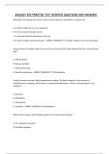 BIOLOGY EOC PRACTICE TEST UPDATED QUESTIONS AND ANSWERS