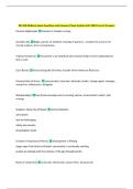 NU 100 Midterm Exam Questions and Answers&vert; New Update with 100&percnt; Correct Answers 