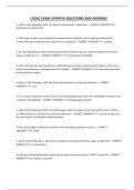 CASAC EXAM UPDATED QUESTIONS AND ANSWERS
